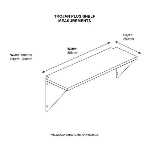 Asgard Trojan Plus Shelf Kit (2 Pack)