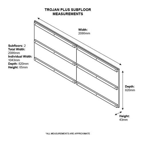 Asgard Protective Wooden Subfloor for The Trojan Plus