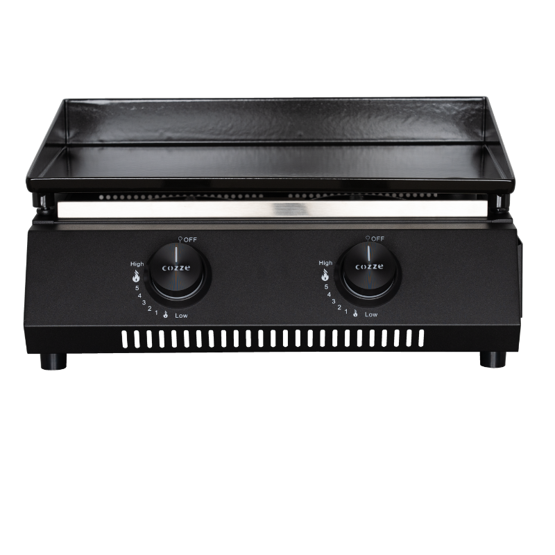 Cozze G-400 Gas Plancha β Compact Tabletop Grill for Outdoor Cooking