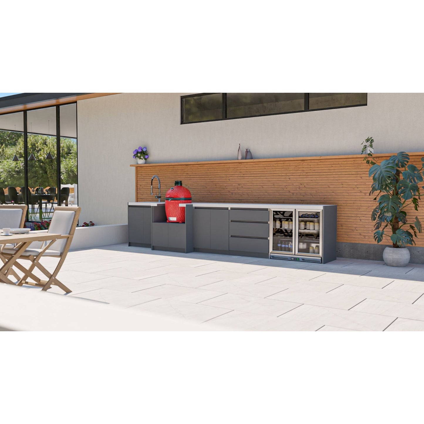 Whistler Fairford Grey Outdoor Kitchen | 4.2M