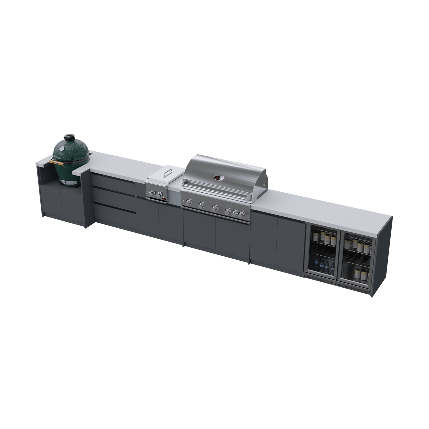 Whistler Fairford Outdoor Kitchen with Burford 5 Burner BBQ | 5.2M