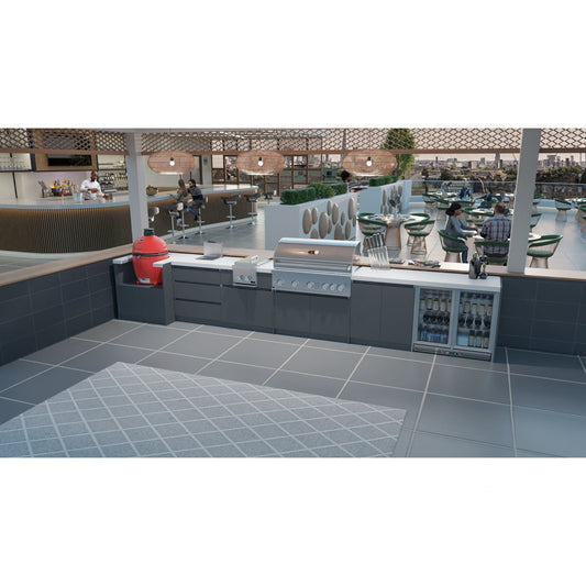 Whistler Fairford Outdoor Kitchen with Burford 5 Burner BBQ | 5.2M