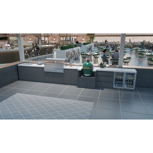 Whistler Fairford Grey Outdoor Kitchen with Burford 5-Burner BBQ | 6M
