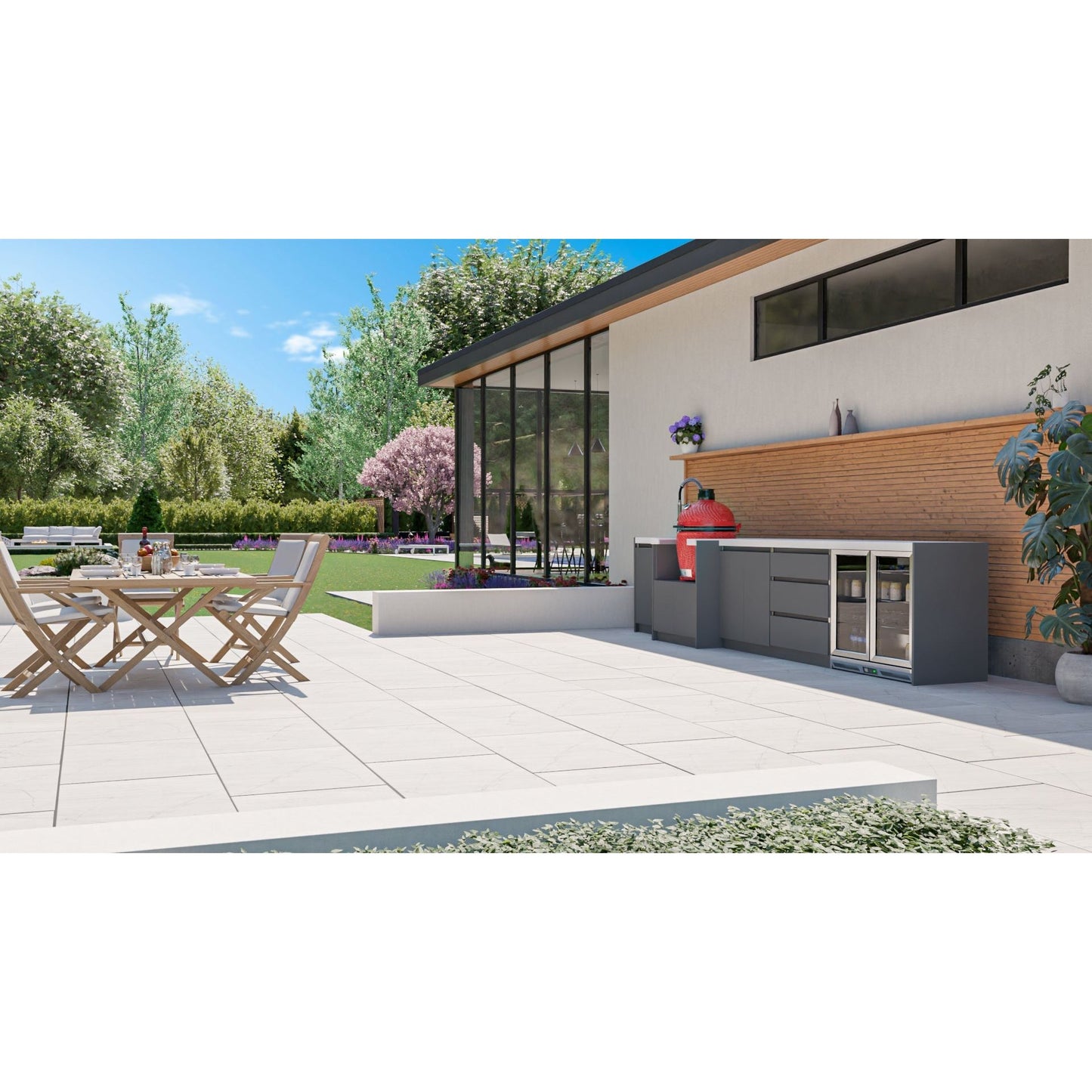 Whistler Fairford Grey Outdoor Kitchen | 4.2M