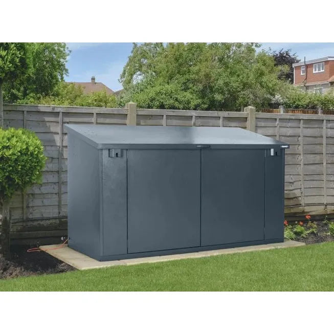 Asgard 8x4 Metal Shed (The Access E-Plus) - 3 Point Locking