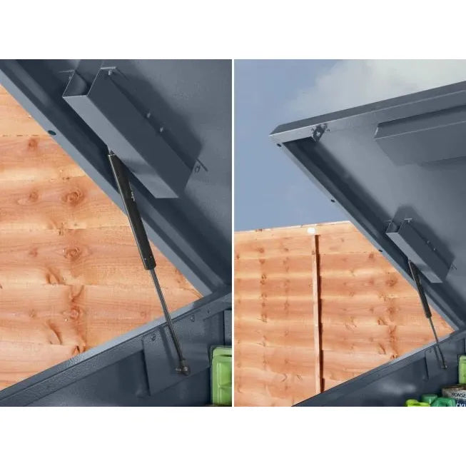 Asgard 8x4 Metal Shed (The Access E-Plus) - 3 Point Locking