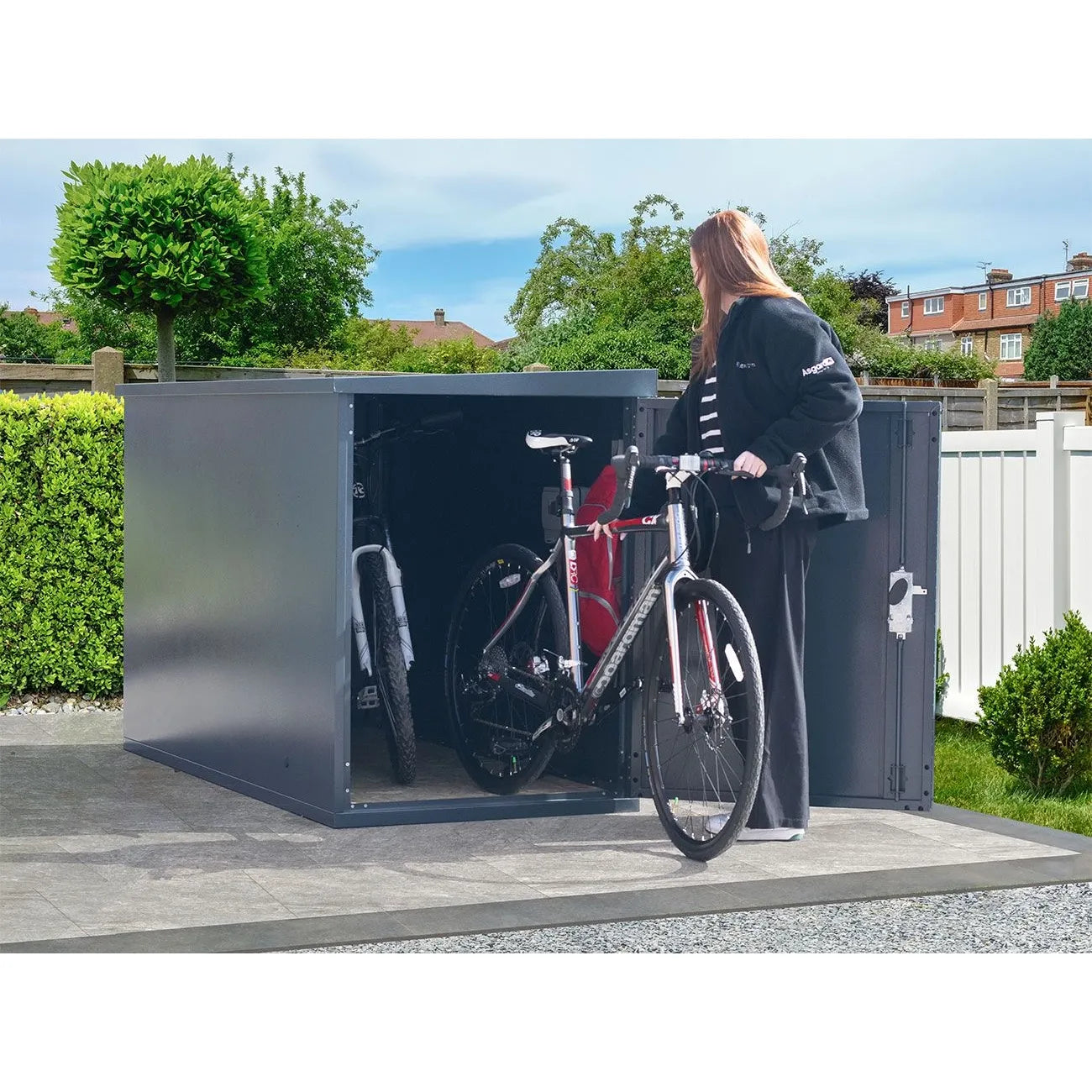 Asgard Metal Cycle Locker - Cycle Storage x 2