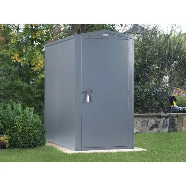 Asgard 3x7 Slimline Bike Storage Shed (Sentry) - Store up to 2 bikes