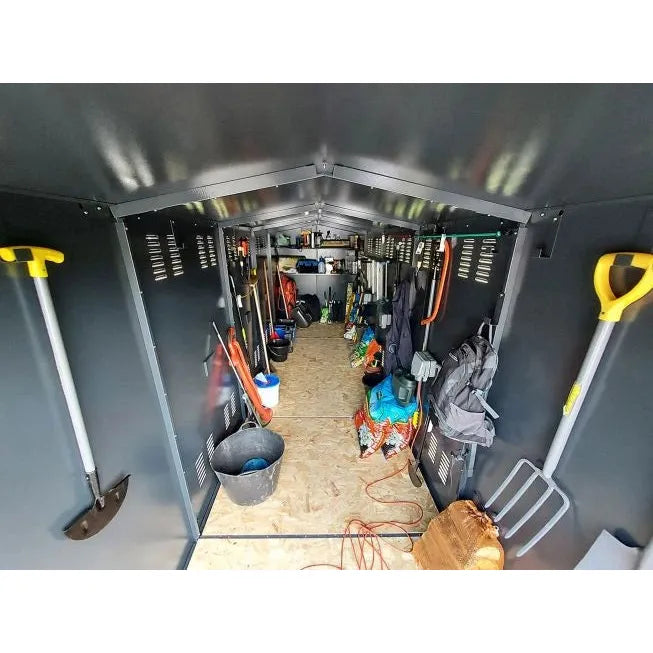 Asgard 5x18 Metal Shed (Centurion P3) - Police Preferred Specification