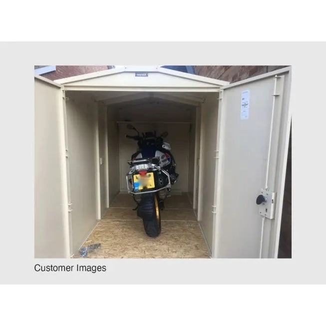 Asgard Motorcycle Storage Shed (Centurion) 5ft 2" x 9ft - Police Preferred Specification
