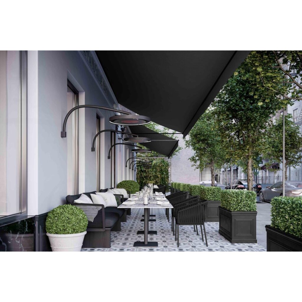 Bromic Eclipse Smart-Heat™ Electric Heater with Twin Pole and Controller (Wall or Ceiling Mounted)