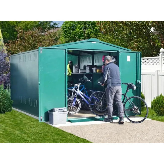 Asgard Cycle Storage (Gladiator) 12 bikes (7x14) - Police Preferred Specification