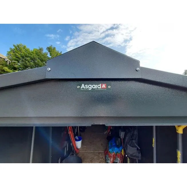 Asgard Motorcycle Storage Shed (Centurion) 5ft 2" x 14ft 6"- Police Preferred Specification