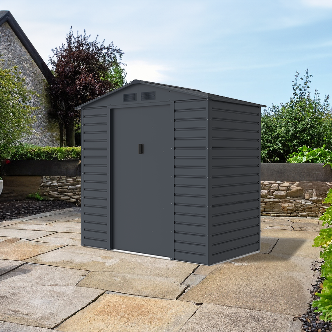 Lotus Hypnos Metal Garden Shed