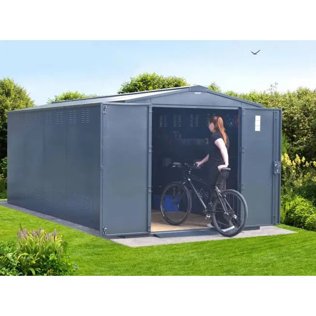 Asgard Cycle Storage (Gladiator) 14 bikes (7 x 18) - Police Preferred Specification