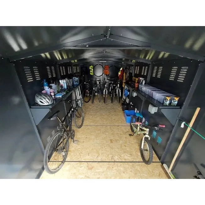Asgard Cycle Storage (Gladiator) 14 bikes (7 x 18) - Police Preferred Specification