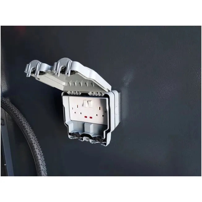 Asgard Motorcycle Storage Shed (Centurion) 5ft 2" x 18ft 1" - Police Preferred Specification