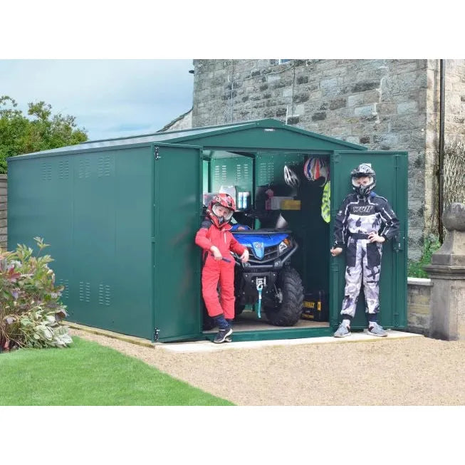 Asgard Quad Bike & ATV Storage Garage 7x14 - Police Preferred Specification