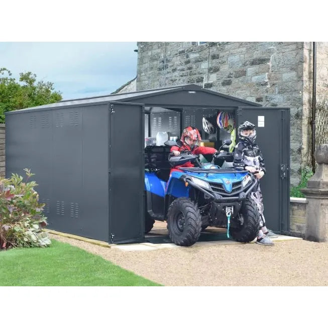 Asgard Quad Bike & ATV Storage Garage 7x14 - Police Preferred Specification