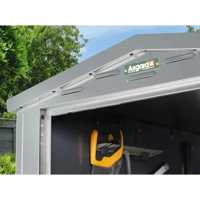 Asgard 3x7 Slimline Bike Storage Shed (Sentry) - Store up to 2 bikes