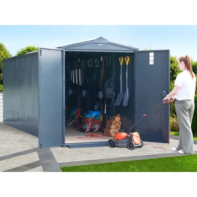Asgard 5x18 Metal Shed (Centurion P3) - Police Preferred Specification