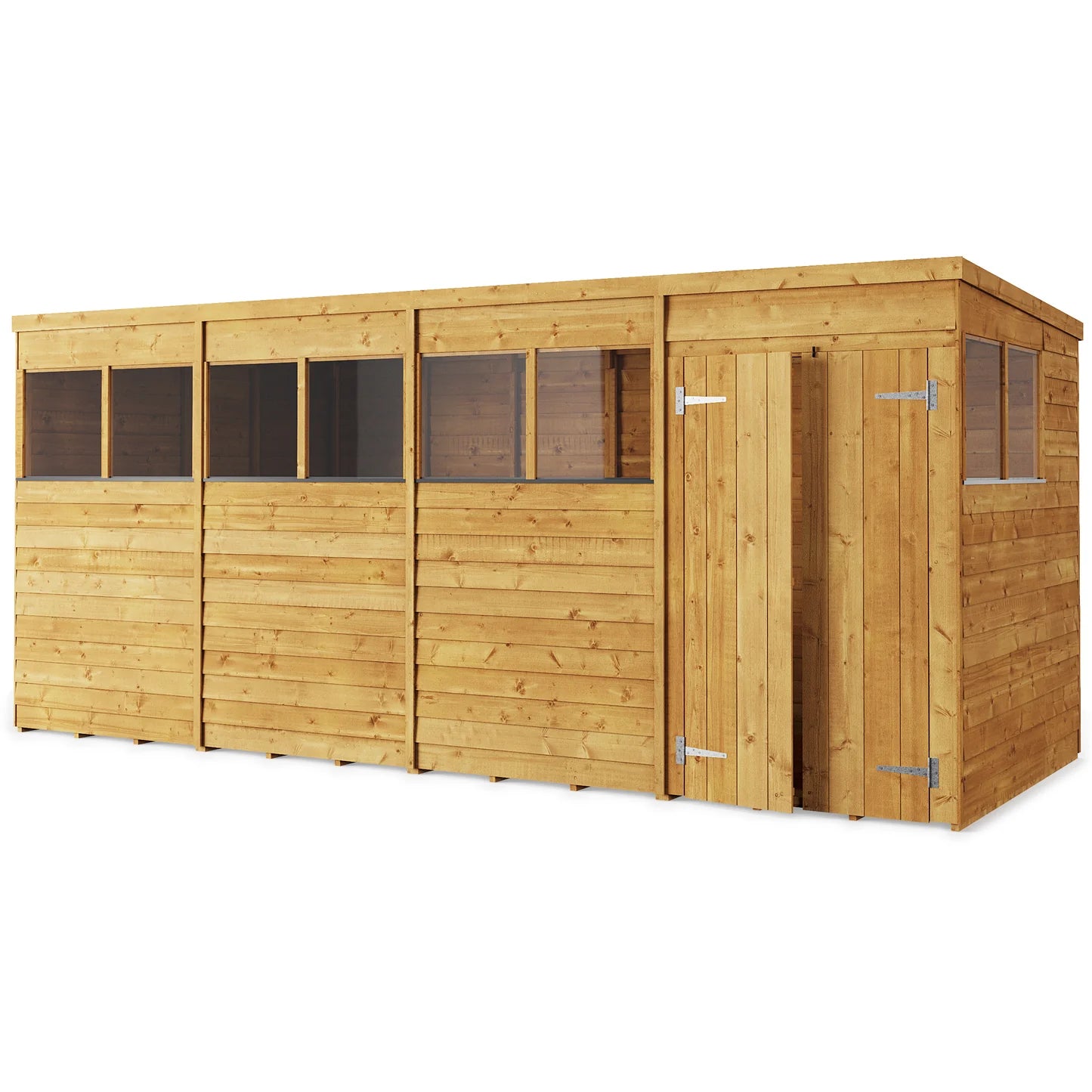 Store More Overlap Pent Shed Windowless/ Windowed (All Size Available)