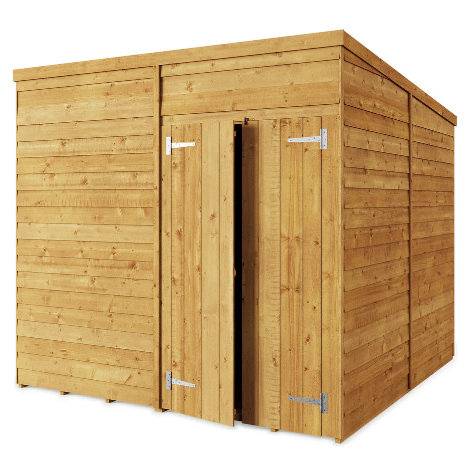 Store More Overlap Pent Shed Windowless/ Windowed (All Size Available)