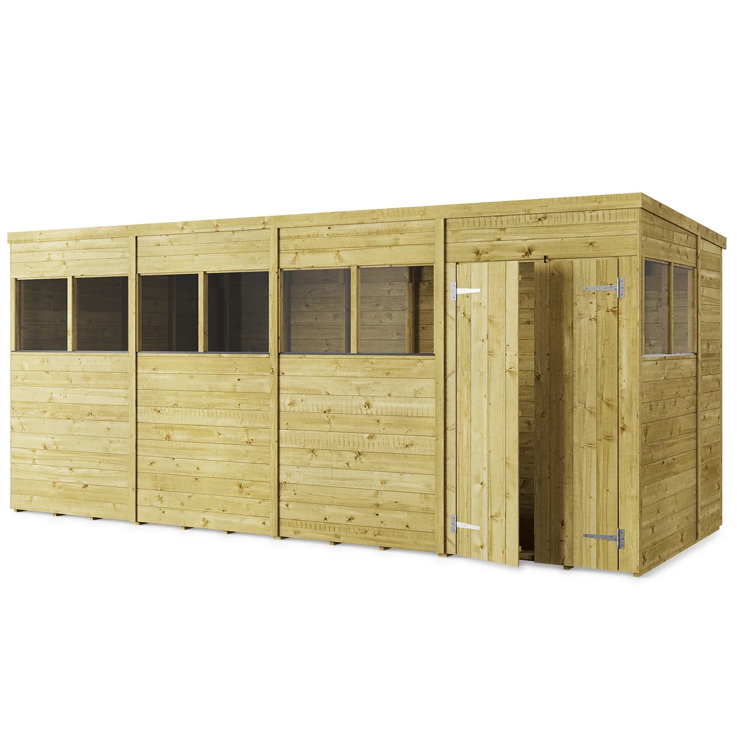 Store More Tongue and Groove Pent Shed Windowed/Windowless (All Size Available)