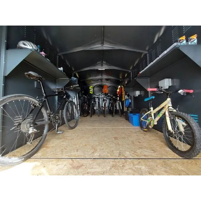 Asgard Cycle Storage (Gladiator) 14 bikes (7 x 18) - Police Preferred Specification