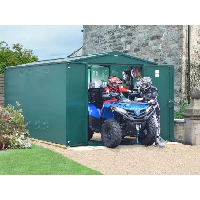 Asgard Quad Bike & ATV Storage Garage 7x14 - Police Preferred Specification