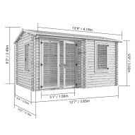 Store More Welbeck Reverse Apex Garden Office