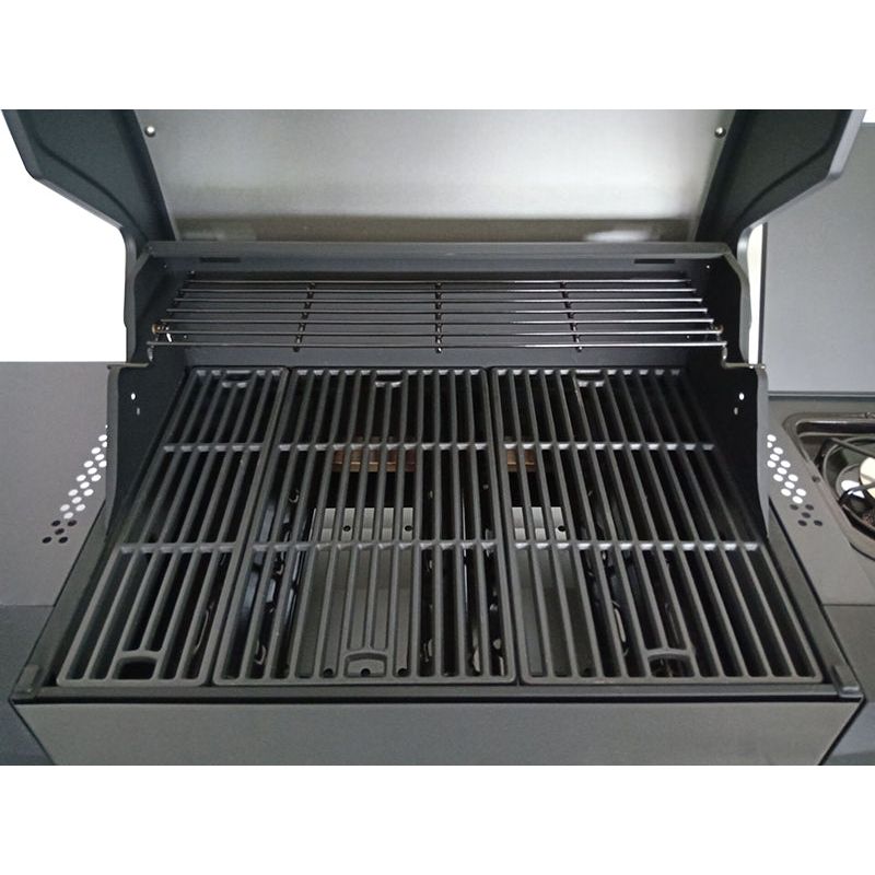 Halmo 3 Burner Family Gas Grill with Side Burner