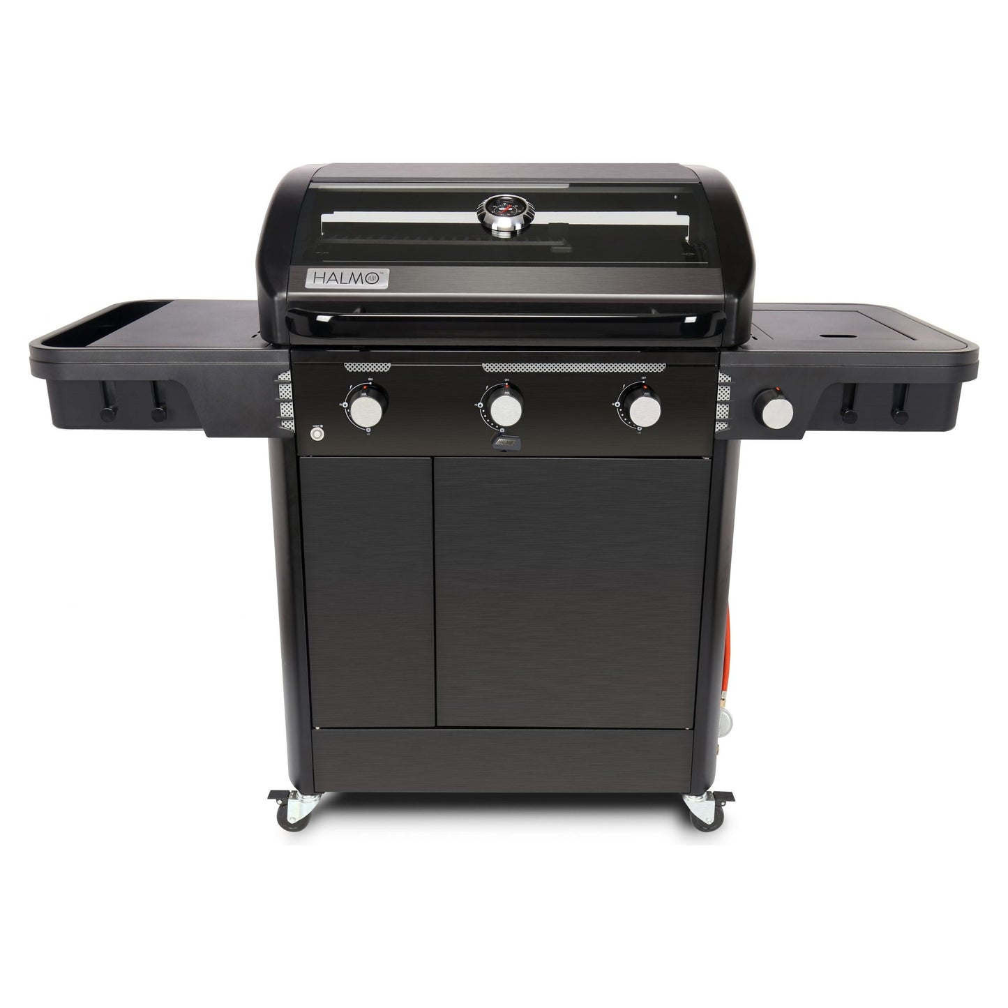 Halmo 3 Burner Premium Gas Grill With Side Burner
