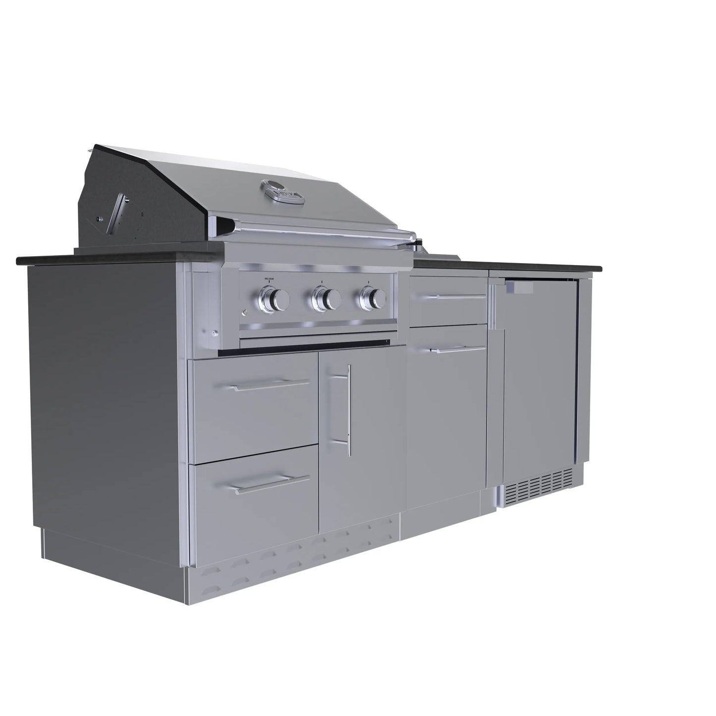 Sunstone 7 Foot outdoor package grilling station