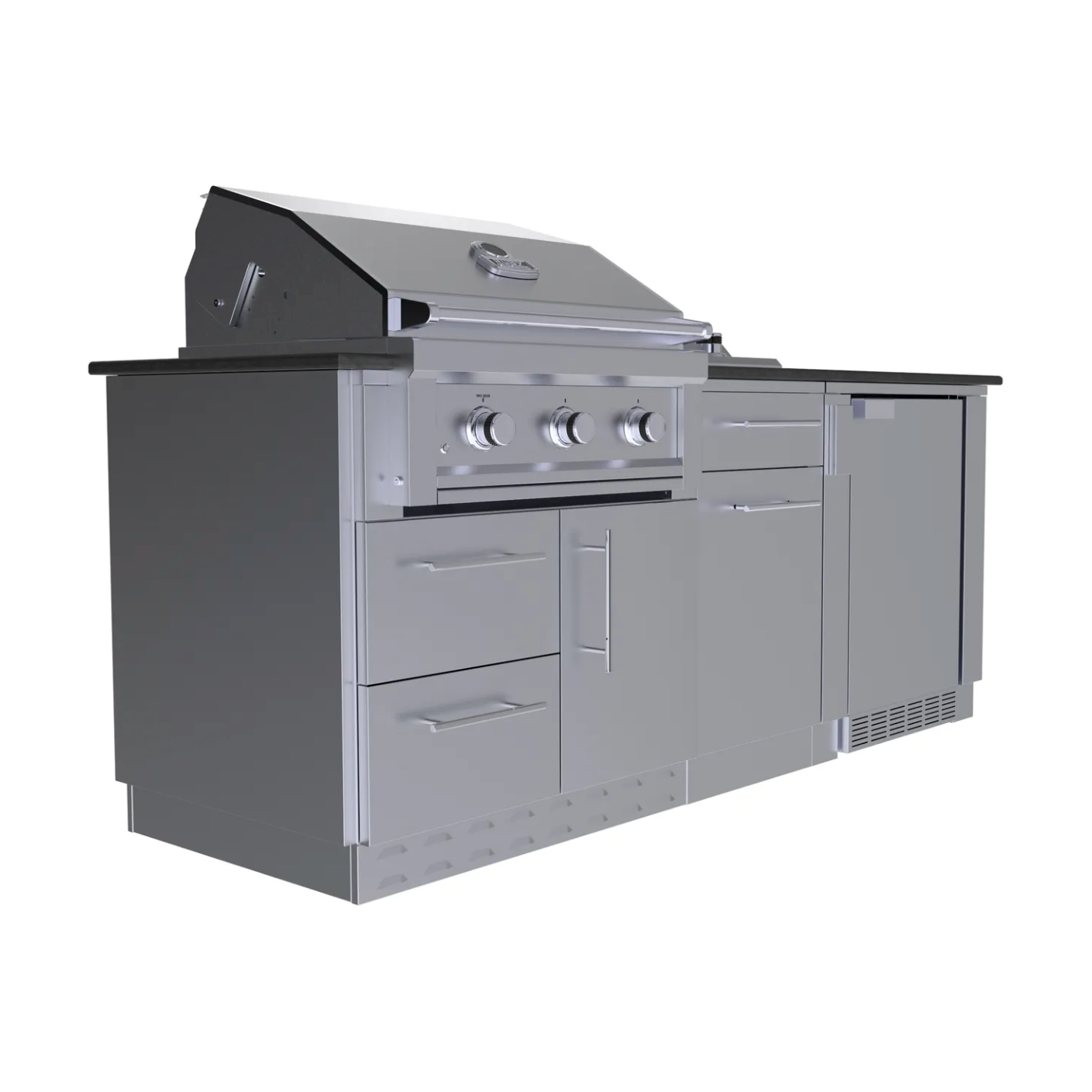 Sunstone 7 Foot outdoor package grilling station