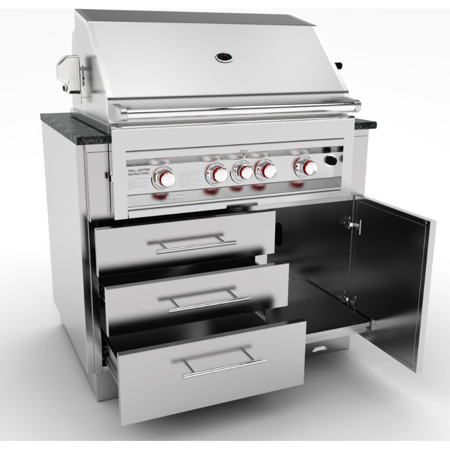 Sunstone Cabinet for 4 Burner Gas Grills