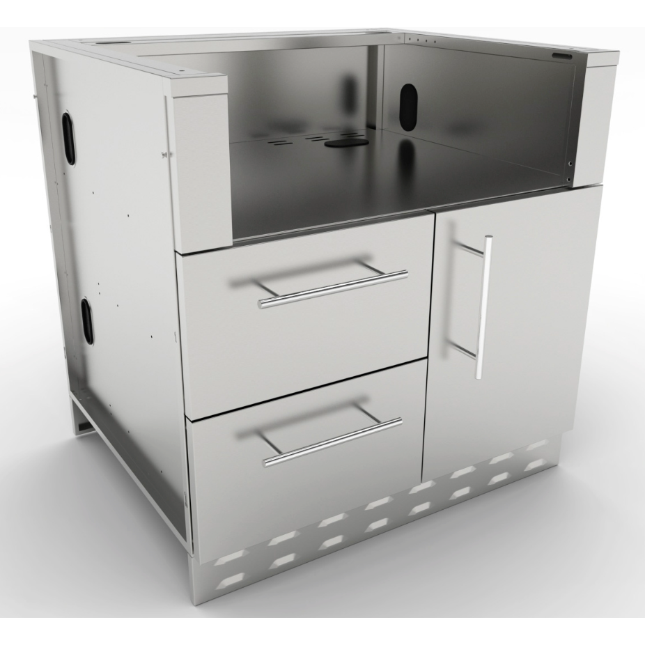 Sunstone Cabinet and 3 Burner Gas Grill