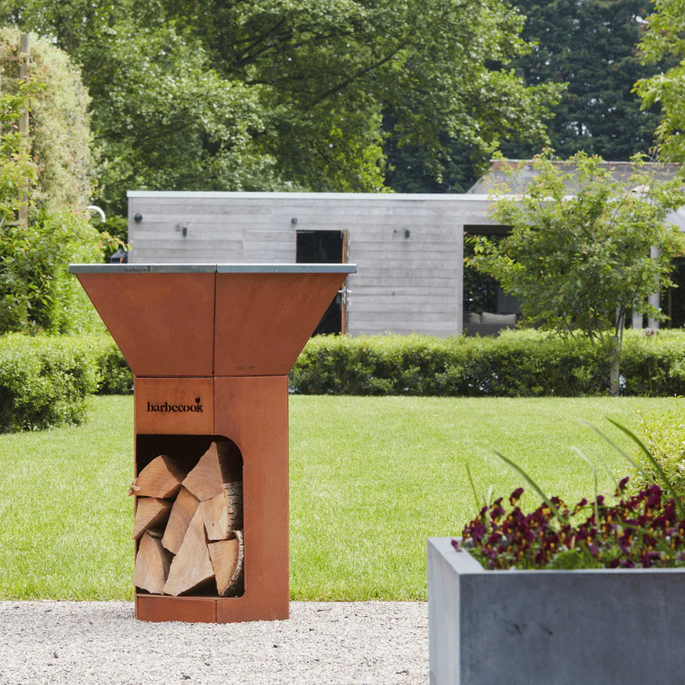 Barbecook Nestor Original Corten Steel Wood Barbecue