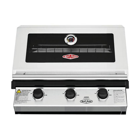 Beefeater 1200S series 3 burner built in gas bbq 