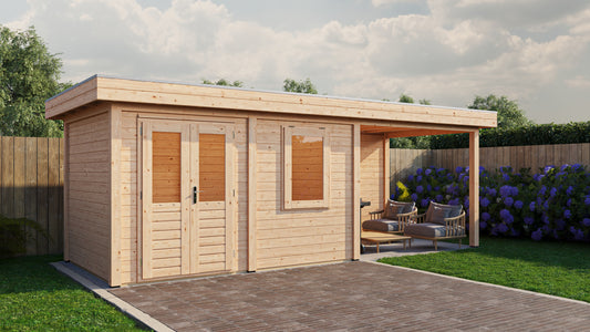 Lugarde Dublin Summerhouse 688x250cm