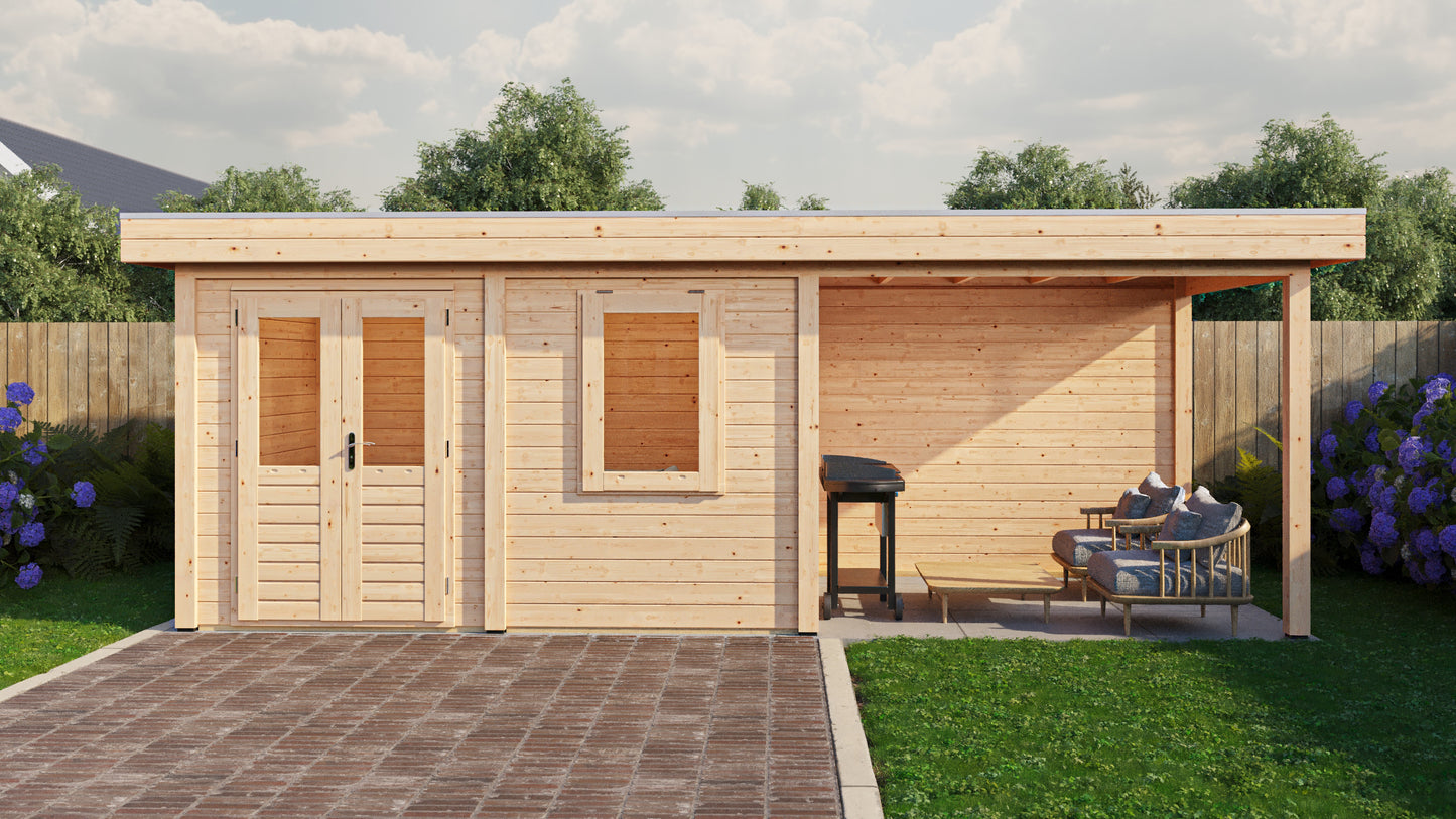 Lugarde Dublin Summerhouse 688x250cm