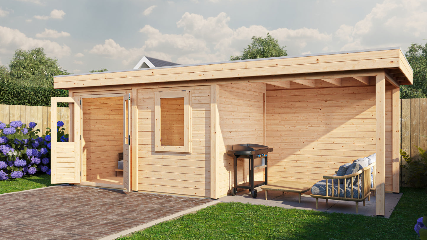 Lugarde Dublin Summerhouse 688x250cm