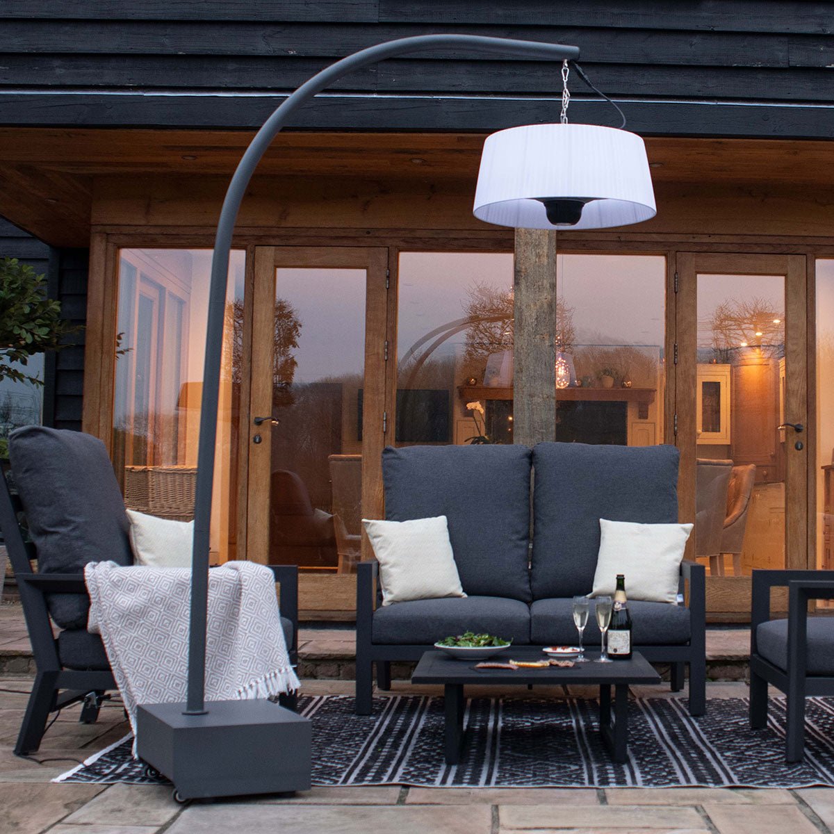 Maze 1800W Lyra Overhang Electric Patio Heater