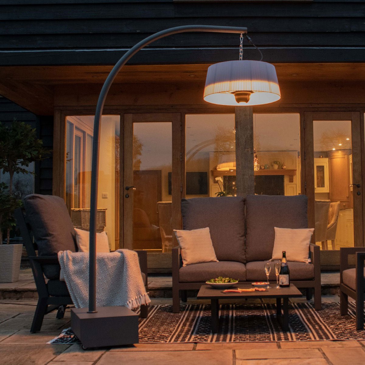 Maze 1800W Lyra Overhang Electric Patio Heater