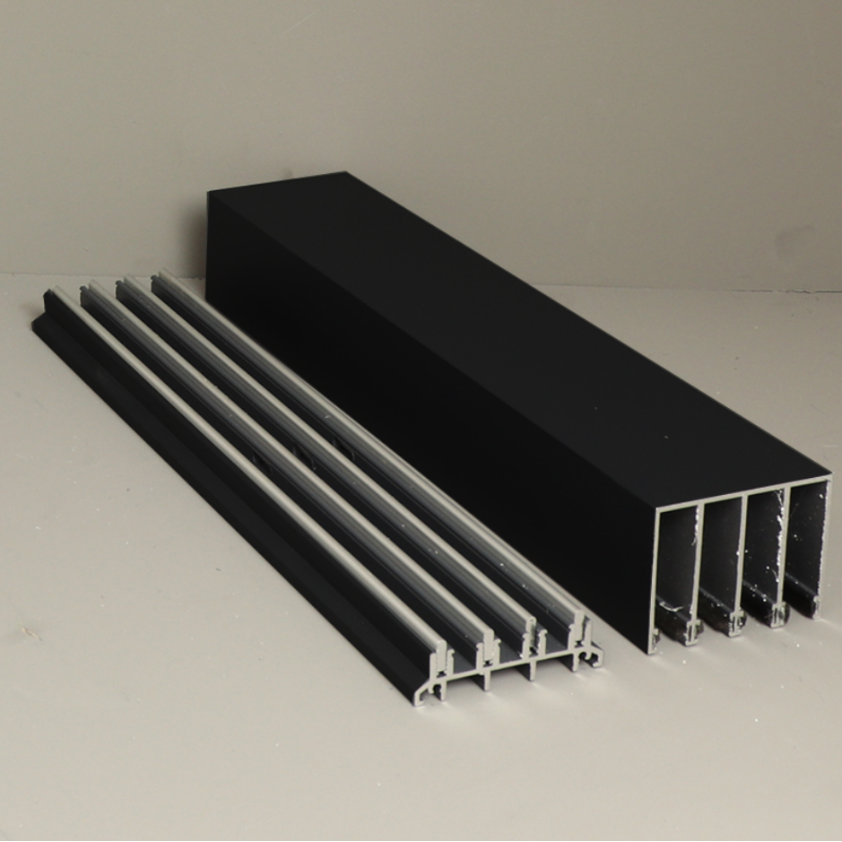 Fiano Glass Door Rail System- 4 Track Rails– Prime Outdoor Store