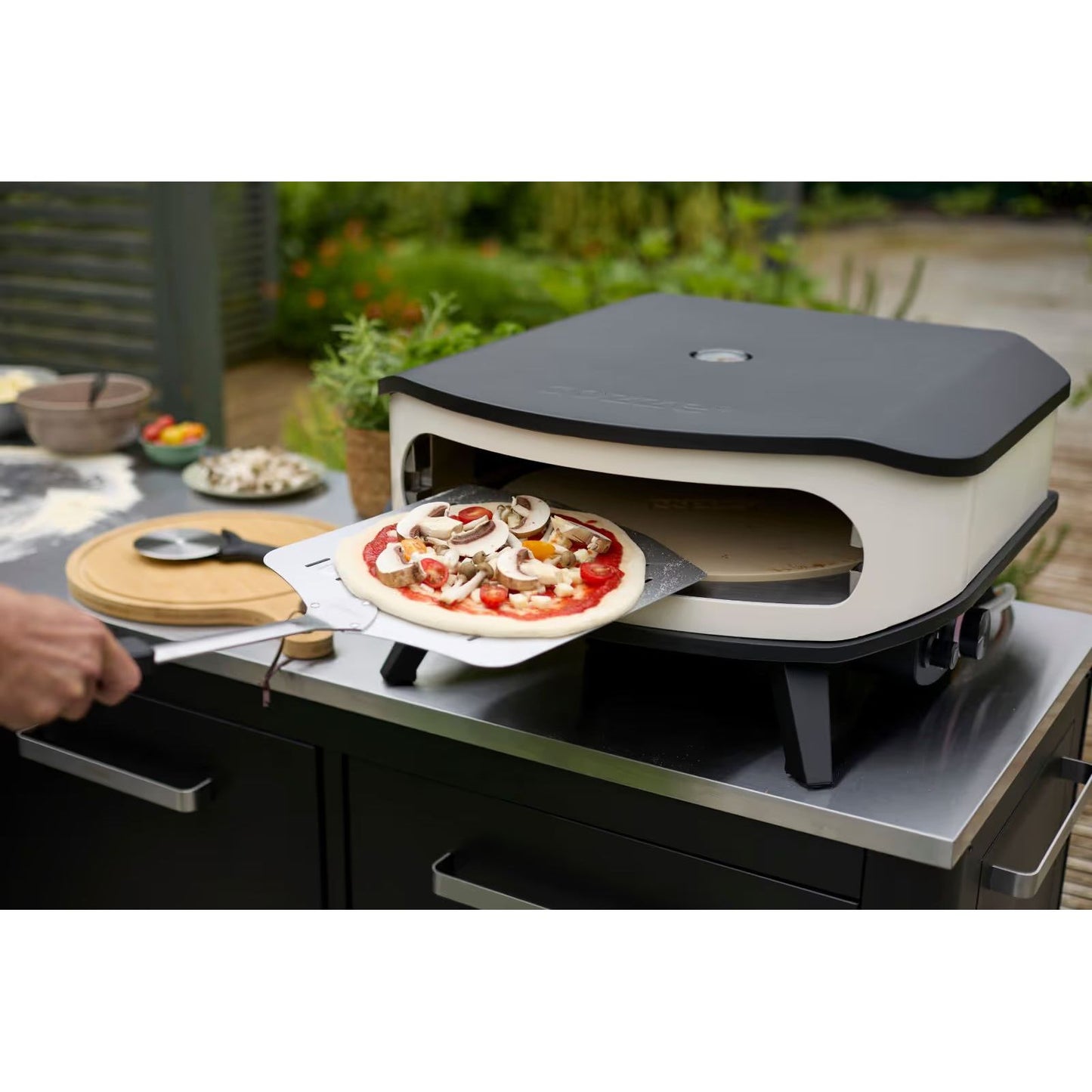 Cozze 17" Gas Pizza Oven with Rotating Stone