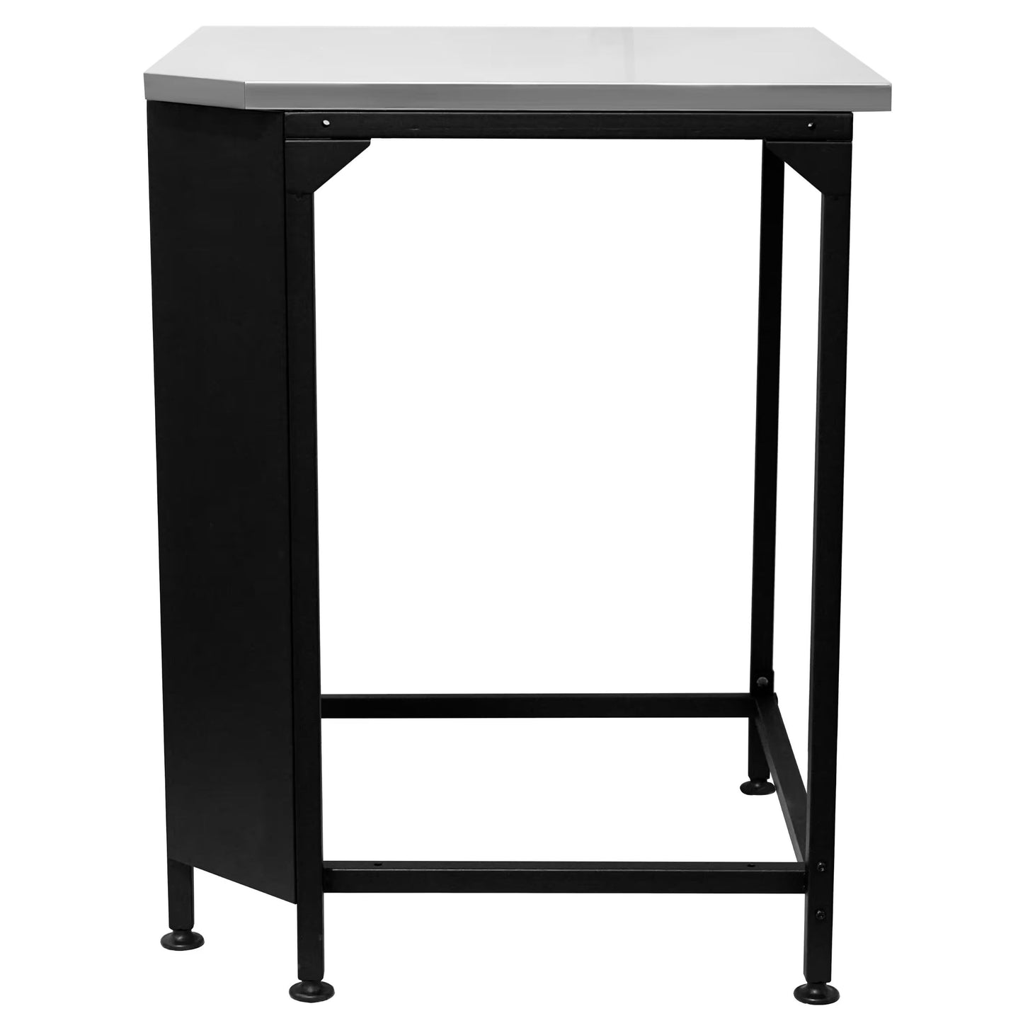 Cozze Corner Table – Modular Outdoor Kitchen Connector with Steel Top