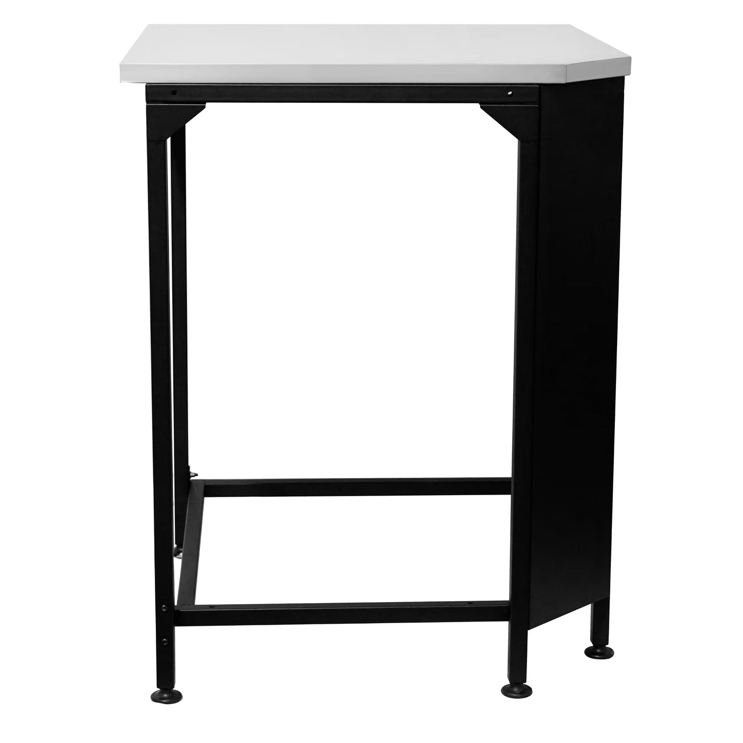 Cozze Corner Table – Modular Outdoor Kitchen Connector with Steel Top