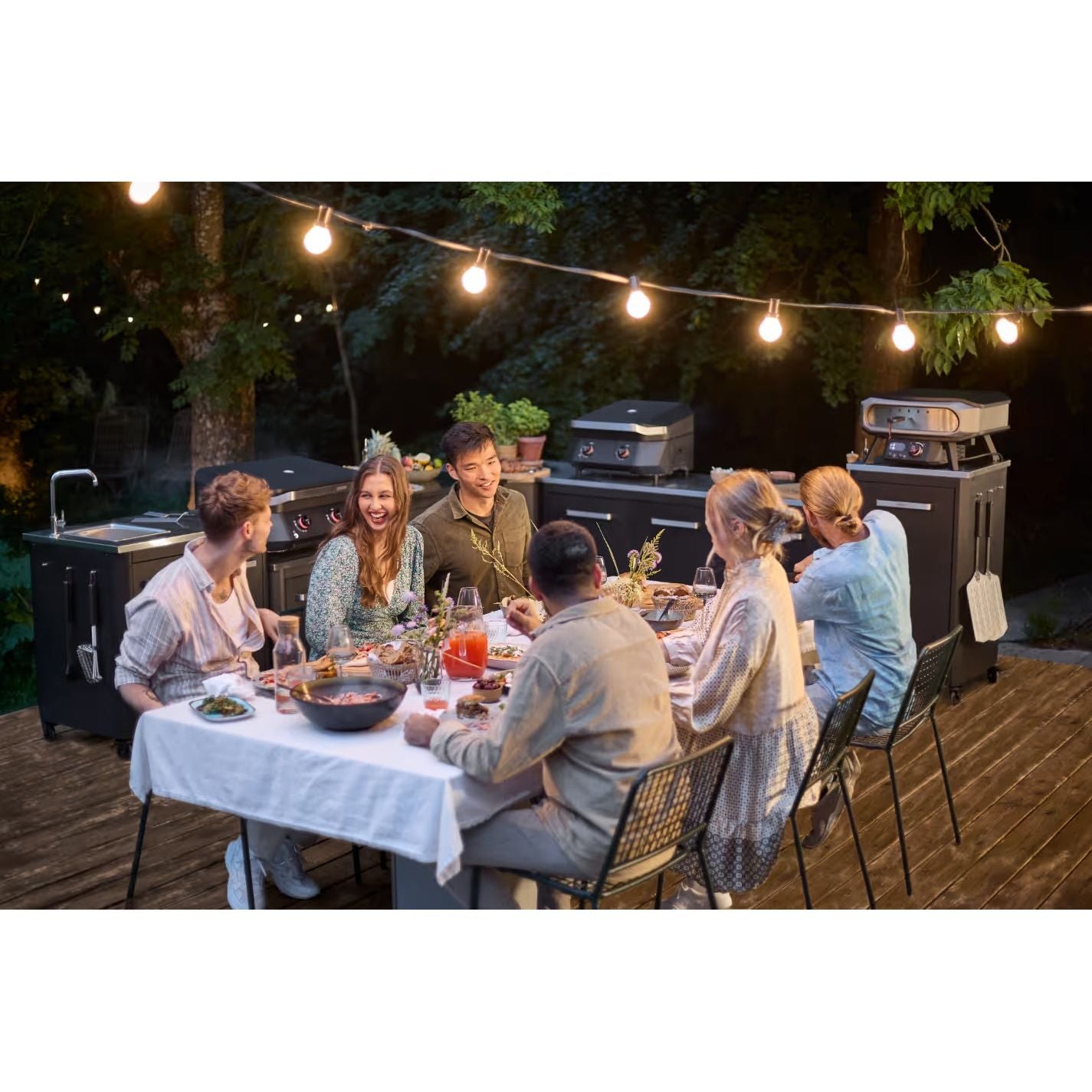 Cozze Outdoor Kitchen 60 – Tall Pizza Oven Table with Storage
