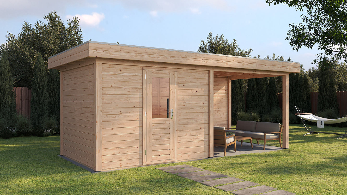 Lugarde Gloucester Summerhouse 600x250cm